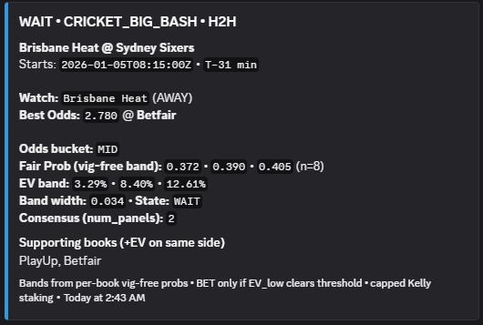 ArbitrageBeast Discord embed screenshot 2